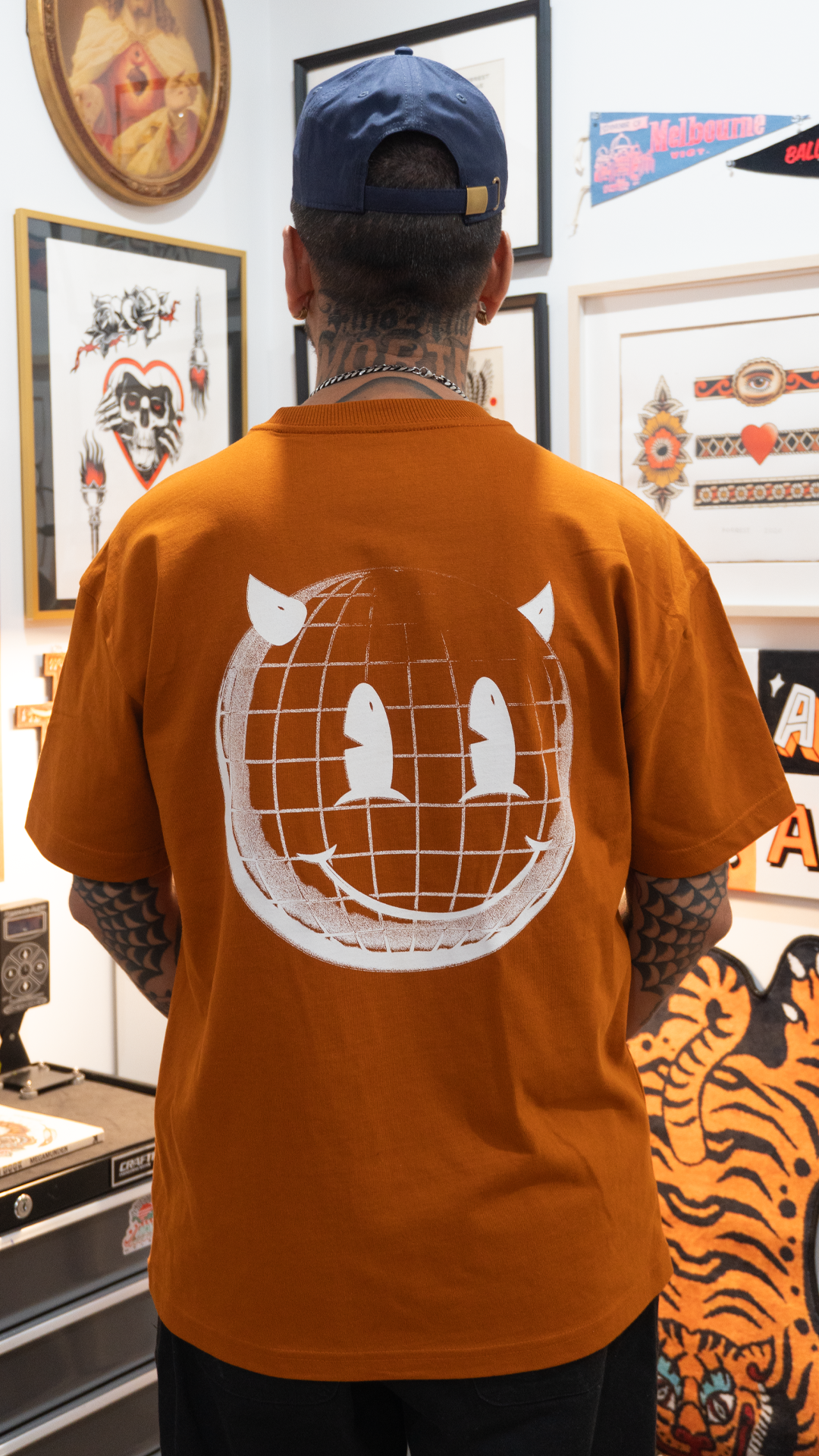 Hyper Mascot T-Shirt (Rust)