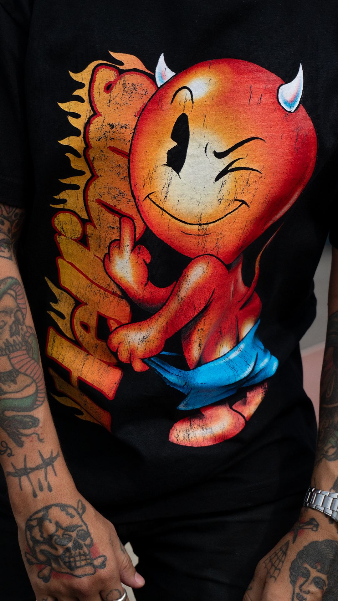 Cheeky Mascot T-Shirt (Black)