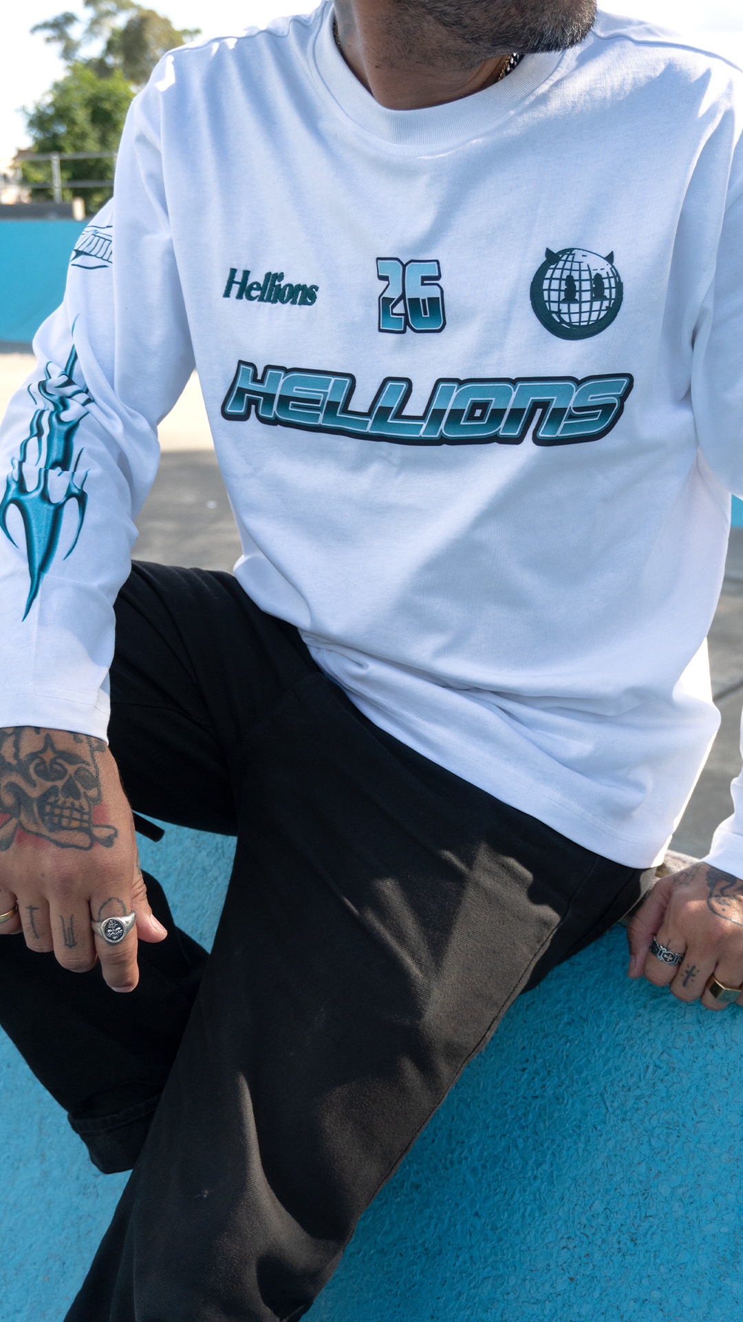 Racer Long Sleeve (White)