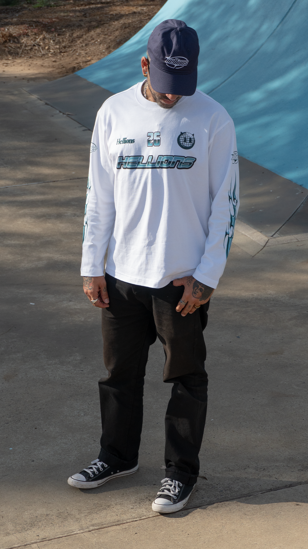Racer Long Sleeve (White)