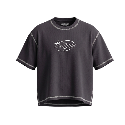 Contrast Box T-Shirt (Navy)