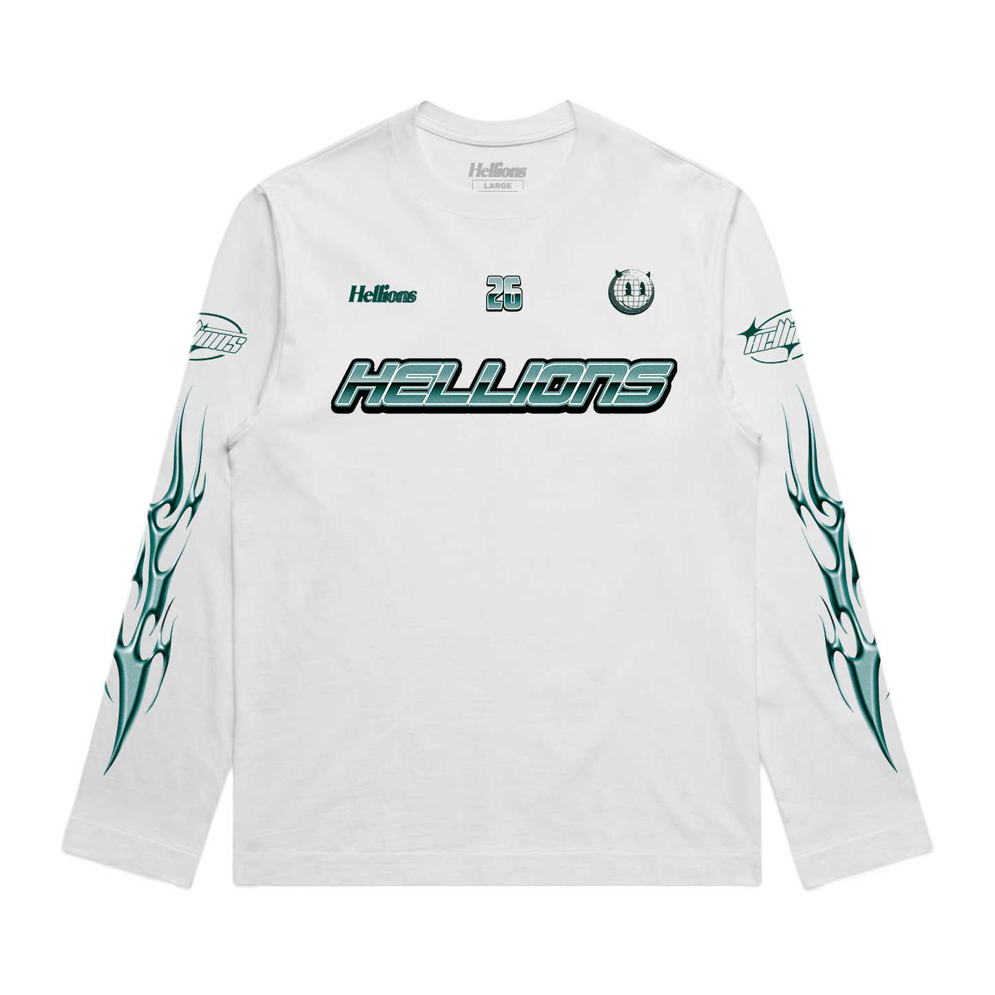 Racer Long Sleeve (White)