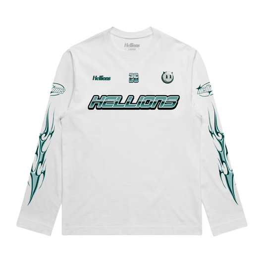Racer Long Sleeve (White)